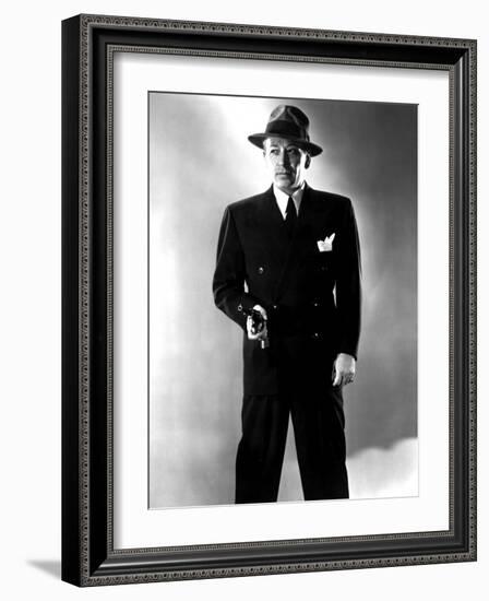 Nocturne, George Raft, 1946-null-Framed Photo