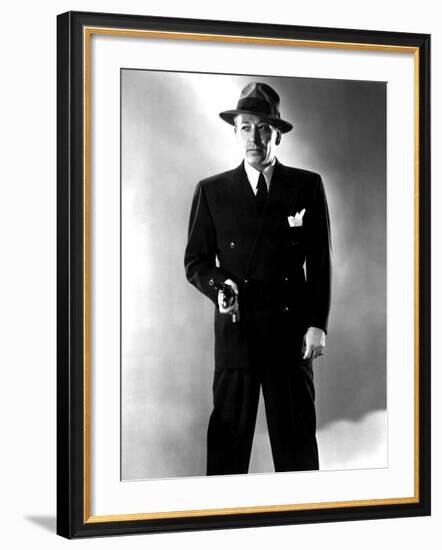 Nocturne, George Raft, 1946-null-Framed Photo