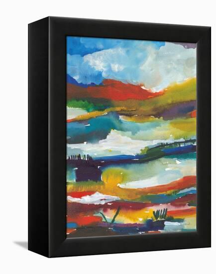 Nocturne I-Cheryl Warrick-Framed Stretched Canvas