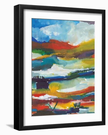 Nocturne I-Cheryl Warrick-Framed Art Print