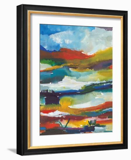 Nocturne I-Cheryl Warrick-Framed Art Print