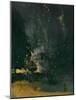 Nocturne in Black and Gold, the falling Rocket, 1875 (Oil on Panel)-James Abbott McNeill Whistler-Mounted Giclee Print