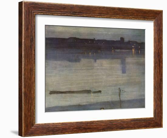 Nocturne in Blue and Green-James Abbott McNeill Whistler-Framed Giclee Print