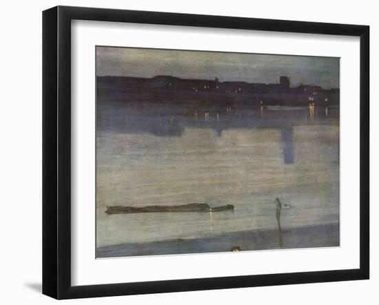 Nocturne in Blue and Green-James Abbott McNeill Whistler-Framed Giclee Print