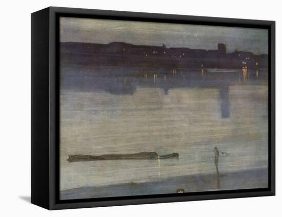 Nocturne in Blue and Green-James Abbott McNeill Whistler-Framed Premier Image Canvas