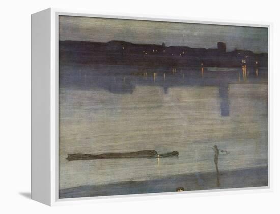 Nocturne in Blue and Green-James Abbott McNeill Whistler-Framed Premier Image Canvas