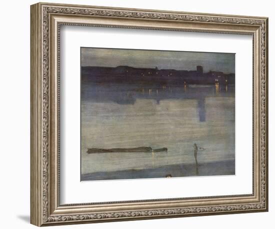 Nocturne in Blue and Green-James Abbott McNeill Whistler-Framed Giclee Print