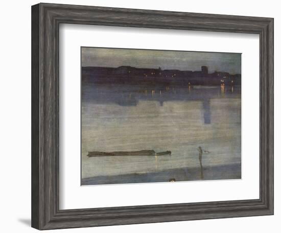 Nocturne in Blue and Green-James Abbott McNeill Whistler-Framed Giclee Print