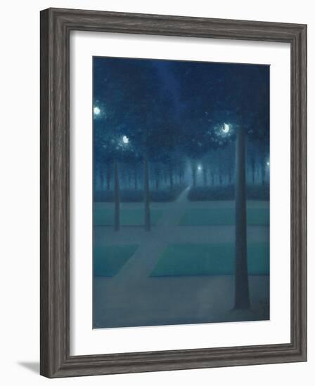Nocturne in the Parc Royal, Brussels-William Degouve De Nuncques-Framed Giclee Print