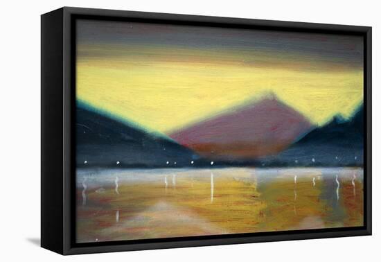 Nocturne Lake II-Paul Powis-Framed Premier Image Canvas