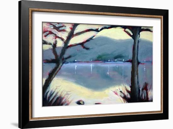 Nocturne Lake-Paul Powis-Framed Giclee Print