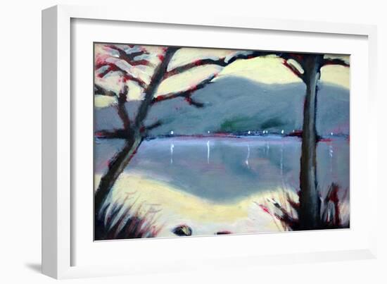 Nocturne Lake-Paul Powis-Framed Giclee Print