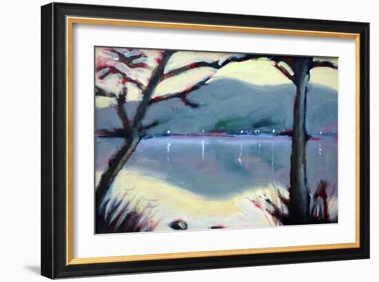 Nocturne Lake-Paul Powis-Framed Giclee Print