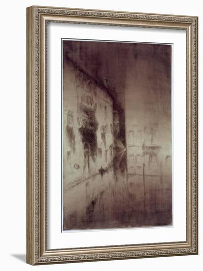 Nocturne: Palaces, 1879-80-James Abbott McNeill Whistler-Framed Giclee Print