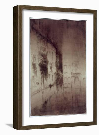 Nocturne: Palaces, 1879-80-James Abbott McNeill Whistler-Framed Giclee Print