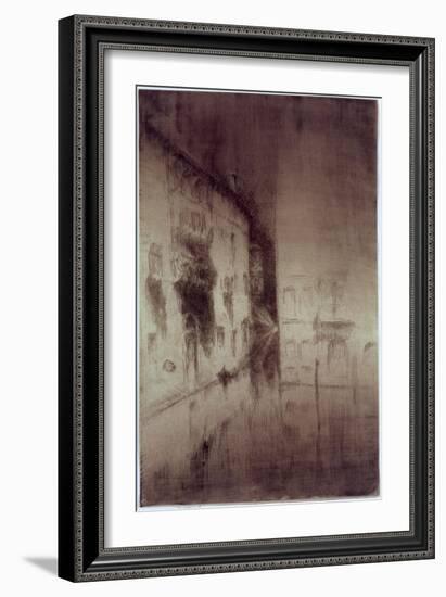 Nocturne: Palaces, 1879-80-James Abbott McNeill Whistler-Framed Giclee Print