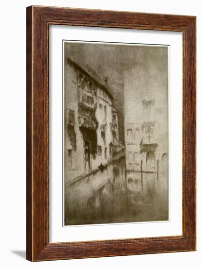 Nocturne: Palaces, C1879-James Abbott McNeill Whistler-Framed Giclee Print