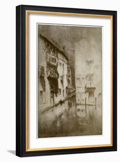 Nocturne: Palaces, C1879-James Abbott McNeill Whistler-Framed Giclee Print