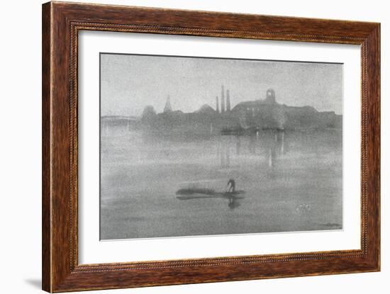 Nocturne: the River at Battersea, 1878-James Abbott McNeill Whistler-Framed Giclee Print