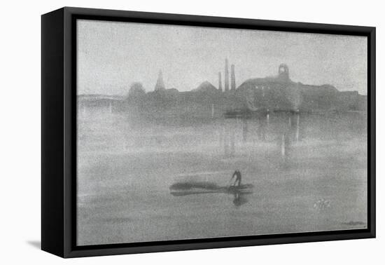 Nocturne: the River at Battersea, 1878-James Abbott McNeill Whistler-Framed Premier Image Canvas