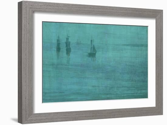 Nocturne, The Solent, 1866-James Abbott McNeill Whistler-Framed Giclee Print