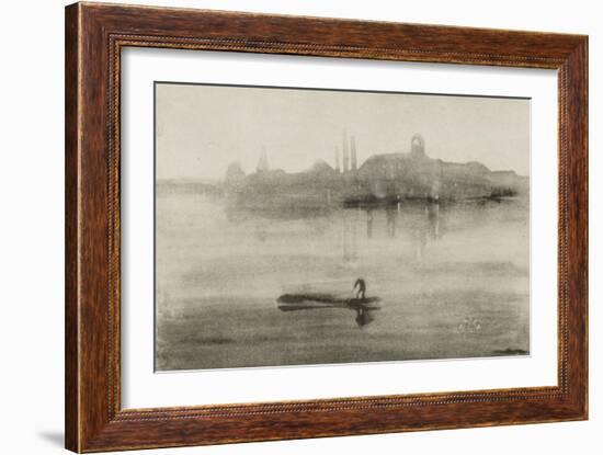 Nocturne-James Abbott McNeill Whistler-Framed Art Print