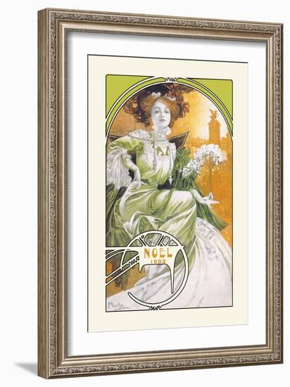 Noel 1903-Alphonse Mucha-Framed Art Print