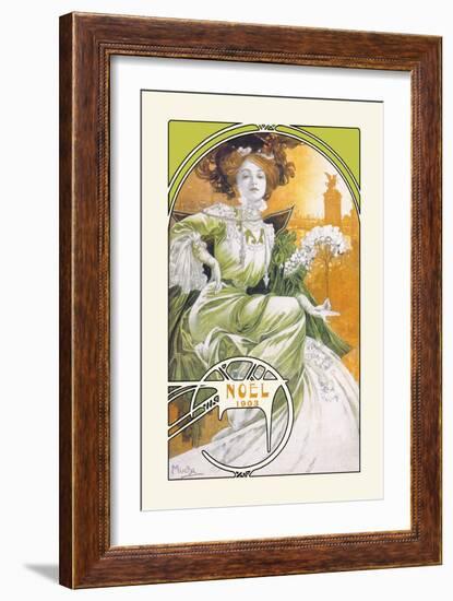 Noel 1903-Alphonse Mucha-Framed Art Print