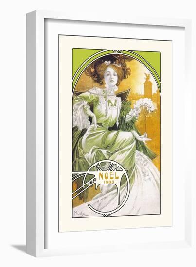 Noel 1903-Alphonse Mucha-Framed Art Print