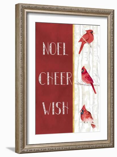 Noel Cheer Wish-Janice Gaynor-Framed Art Print