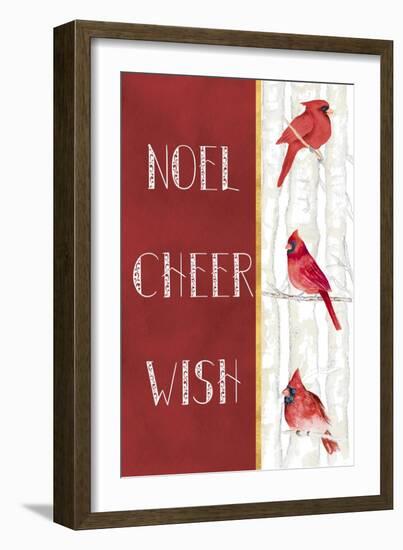 Noel Cheer Wish-Janice Gaynor-Framed Art Print