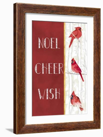 Noel Cheer Wish-Janice Gaynor-Framed Art Print