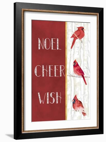 Noel Cheer Wish-Janice Gaynor-Framed Art Print