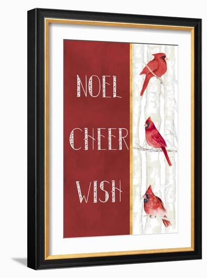 Noel Cheer Wish-Janice Gaynor-Framed Art Print