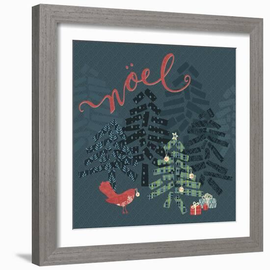 Noel Christmas Trees-Yachal Design-Framed Giclee Print