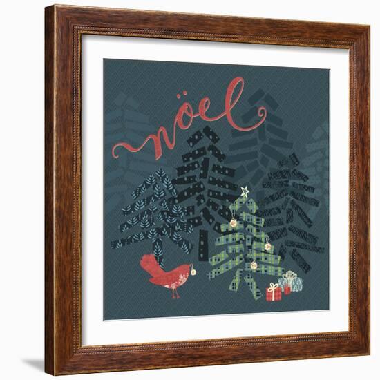 Noel Christmas Trees-Yachal Design-Framed Giclee Print