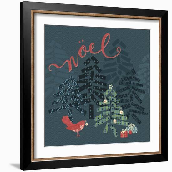 Noel Christmas Trees-Yachal Design-Framed Giclee Print