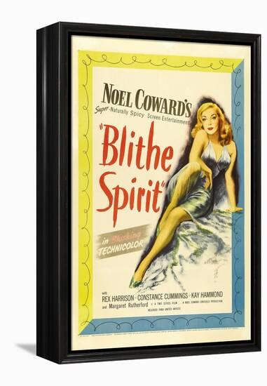 Noel Coward's, 1945, "Blithe Spirit" Directed by David Lean-null-Framed Premier Image Canvas