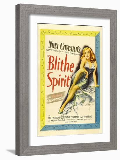 Noel Coward's, 1945, "Blithe Spirit" Directed by David Lean-null-Framed Giclee Print