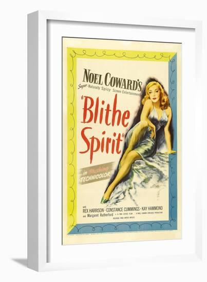 Noel Coward's, 1945, "Blithe Spirit" Directed by David Lean-null-Framed Giclee Print