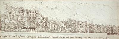 A Garden of a Town House, with Parterres and Vine Pergola, Enclosed by Buildings, C.1677-Noel Gasselin-Giclee Print