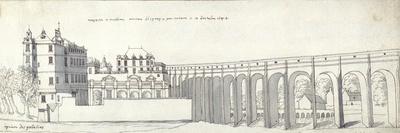 A Garden of a Town House, with Parterres and Vine Pergola, Enclosed by Buildings, C.1677-Noel Gasselin-Giclee Print