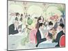 Noel Peter's Restaurant in Paris, 1914 (Colour Litho)-Sem-Mounted Giclee Print