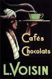 Cafes Chocolats L. Voisin-Noel Saunier-Framed Stretched Canvas