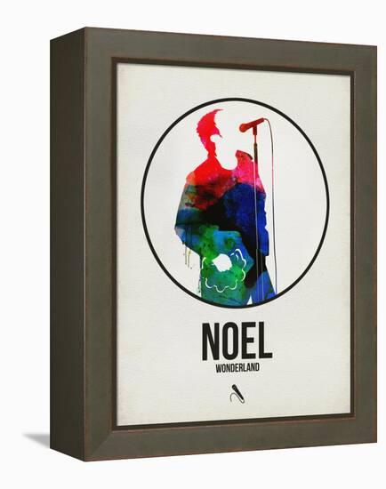 Noel Watercolor-David Brodsky-Framed Stretched Canvas