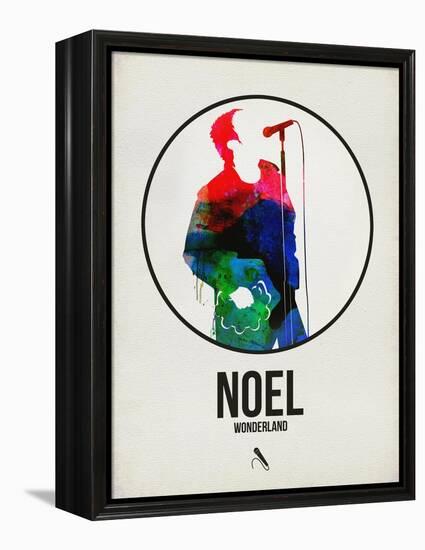Noel Watercolor-David Brodsky-Framed Stretched Canvas