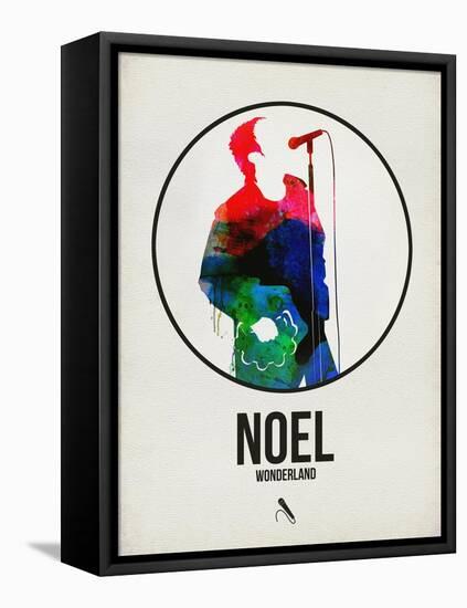 Noel Watercolor-David Brodsky-Framed Stretched Canvas