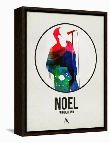 Noel Watercolor-David Brodsky-Framed Stretched Canvas