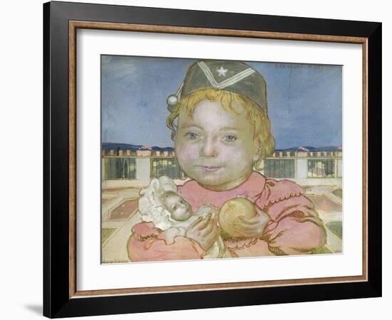 Noelle at Fiesole, 1898-Maurice Denis-Framed Giclee Print