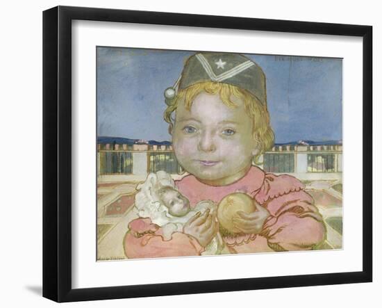 Noelle at Fiesole, 1898-Maurice Denis-Framed Giclee Print